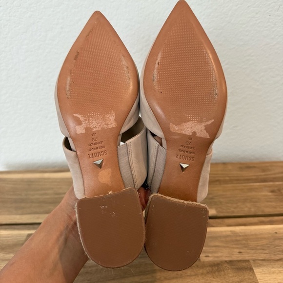 SCHUTZ- Deliana Pointed Toe Mules- 7B - Picture 6 of 9